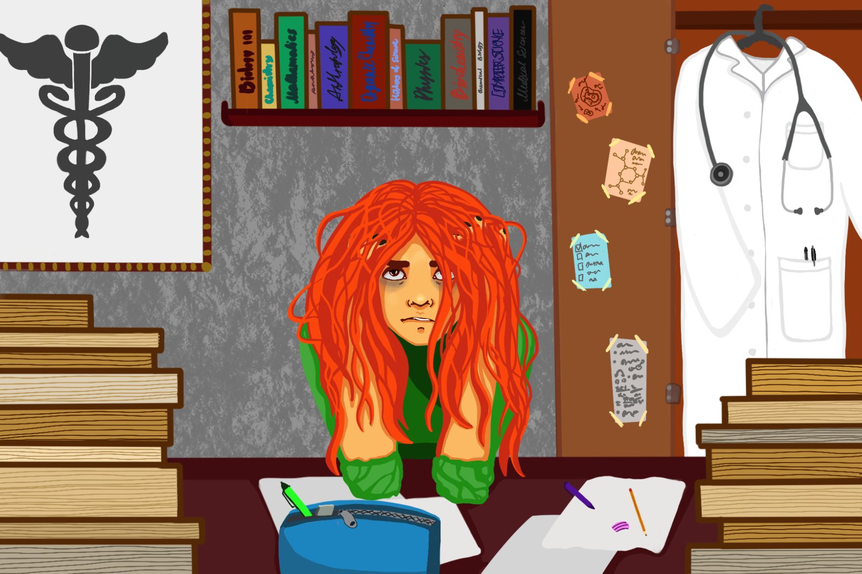 Medical Student Experiencing Burnout